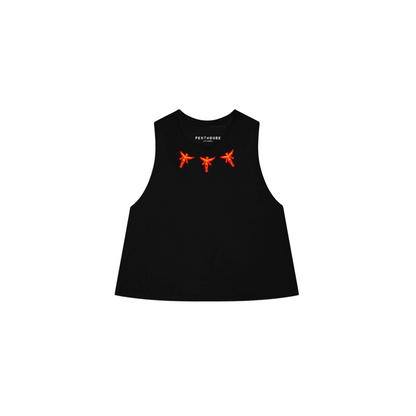 LIVE WIRE WOMENS CROP TOP